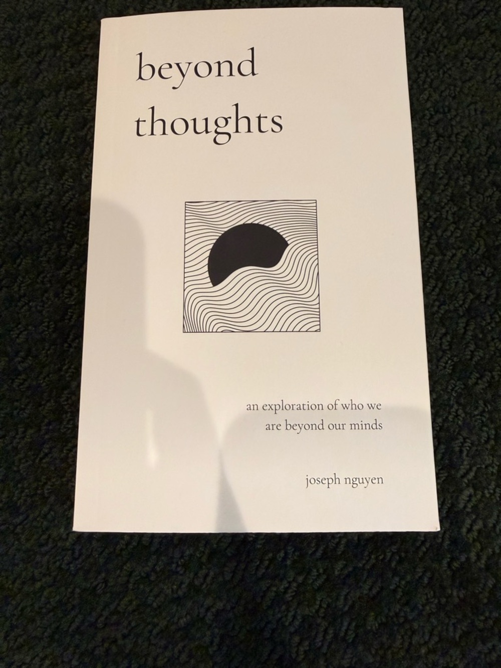 Beyond Thoughts Paperback Book - White Cover with Black Design - Picture 1 of 6
